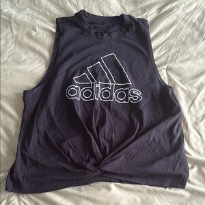 Adidas Women's Black Muscle Tee